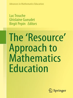 cover image of The 'Resource' Approach to Mathematics Education